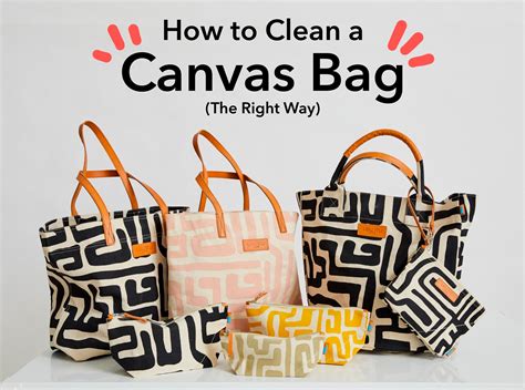 how to clean a canvas bag|tote bag care instructions.